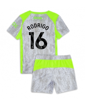 Billige Fotballdrakt Manchester City Rodri Hernandez #16 Replika Tredjedraktsett Barn 2025-26 Kortermet (med bukser)